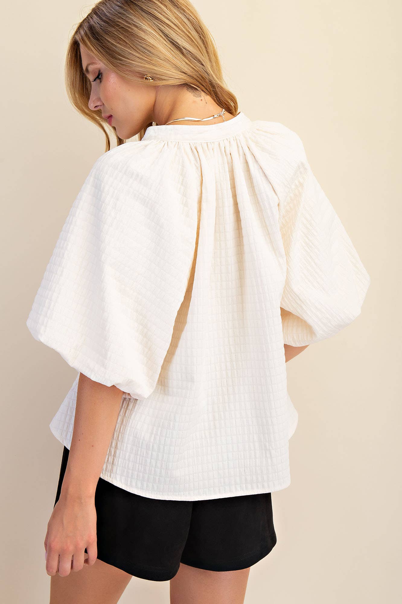 Puff-Sleeve Top