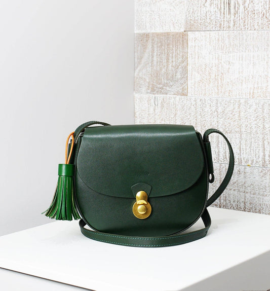 Vive 2.0 Saddle Crossbody Bag - Hunter Green