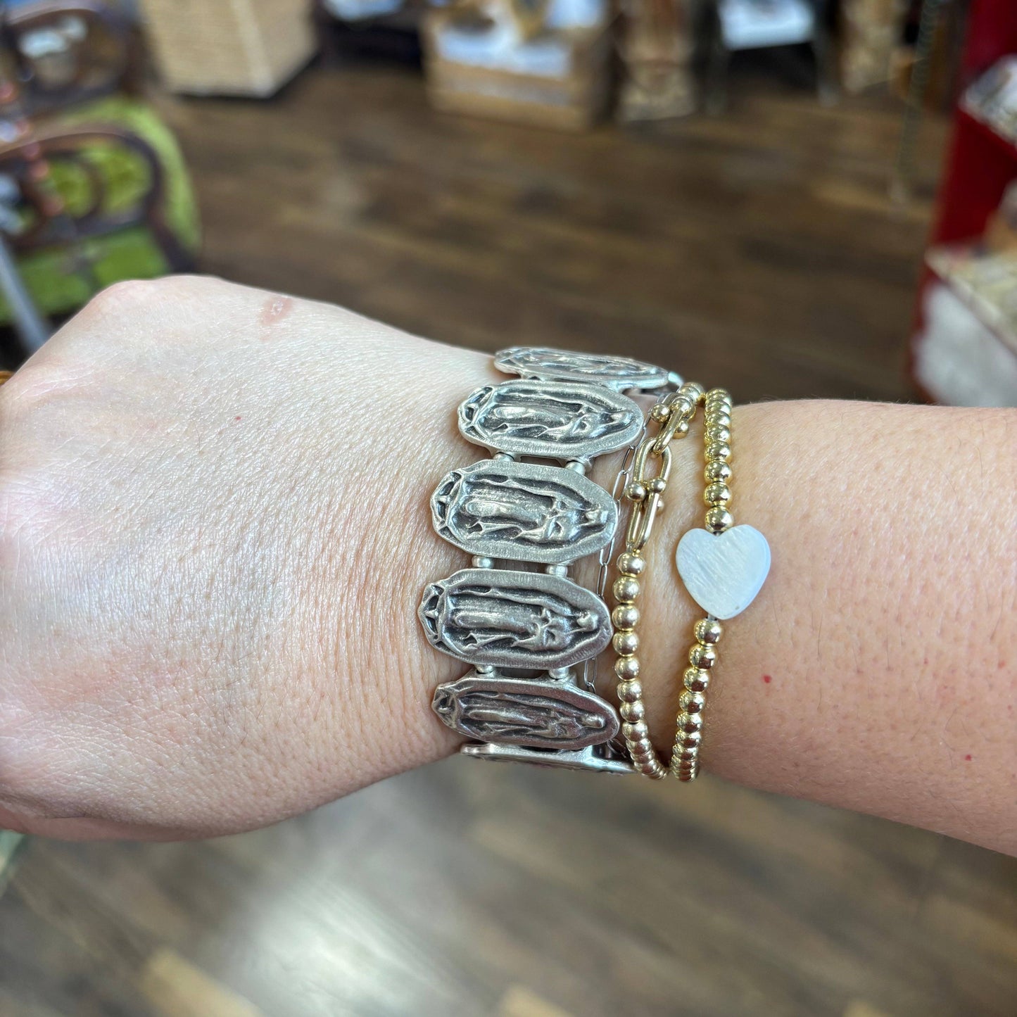 Our Lady of Guadalupe Stretch Turkish Bracelet