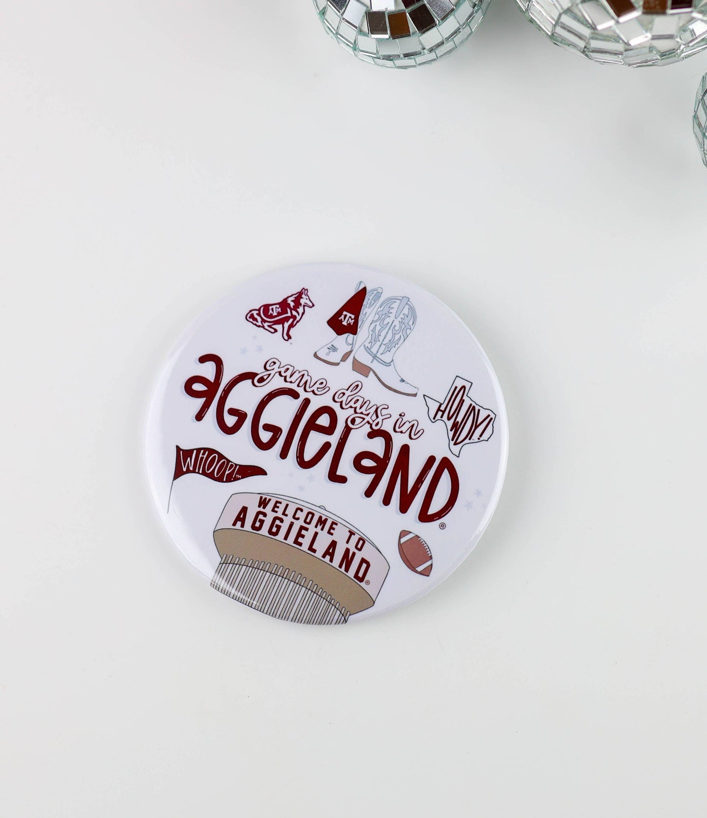 Texas A&M Game Day Buttons | Gameday Pins