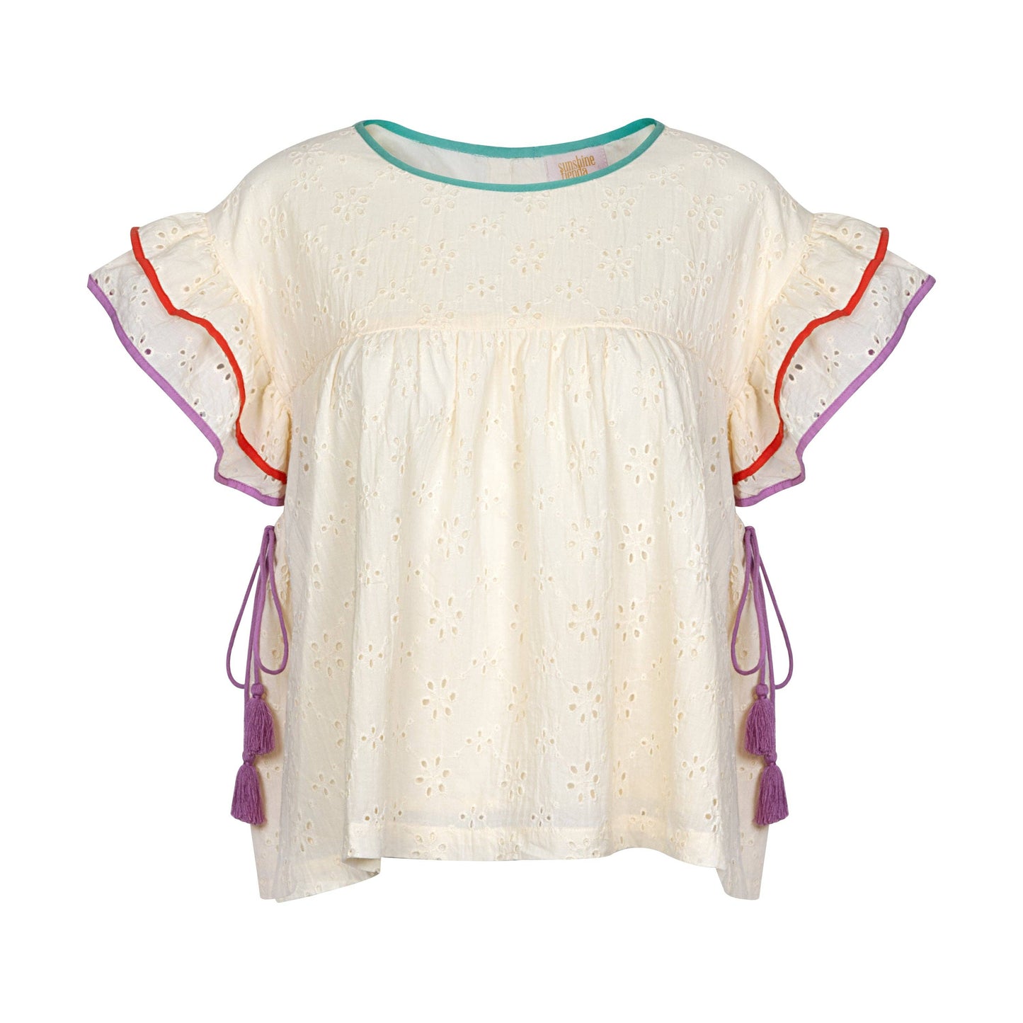Ivory Eyelet Lottie Top