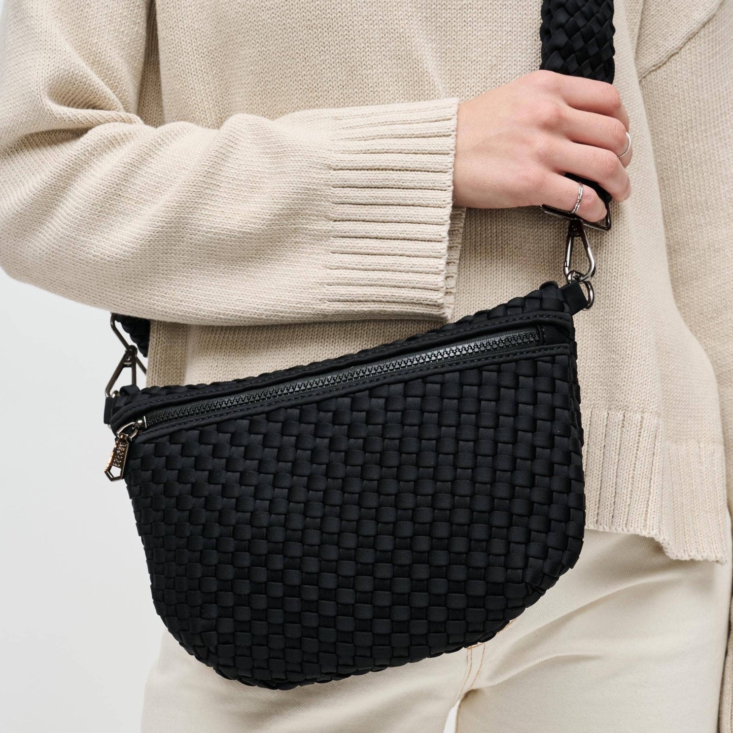 Ethereal - Woven Neoprene Crossbody Bag