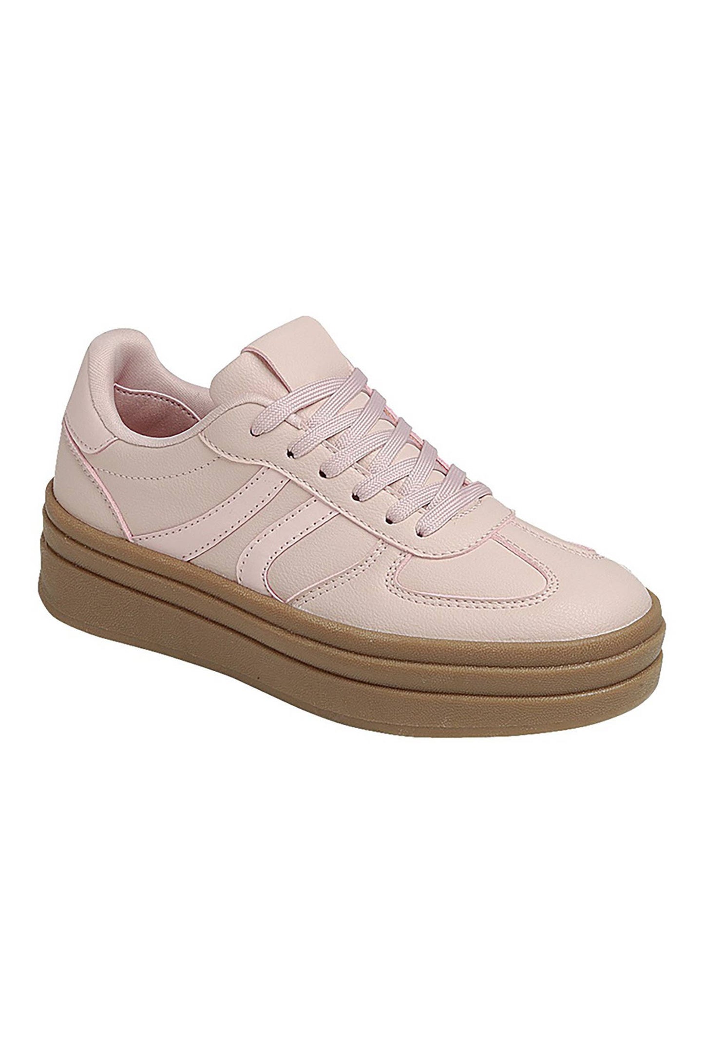 TOPPING-18 SEMI PLATOFM DOUBLE STRIPE LOW SNEAKERS