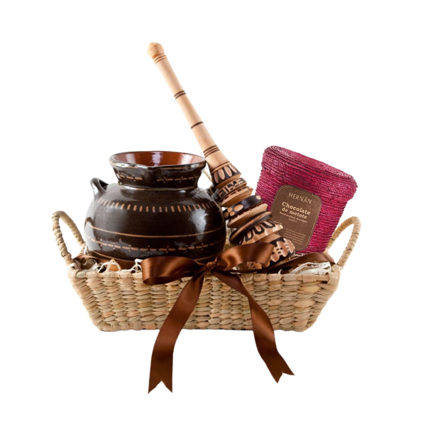 Cinnamon Mexican Chocolate Bolitas in Basket - 240g