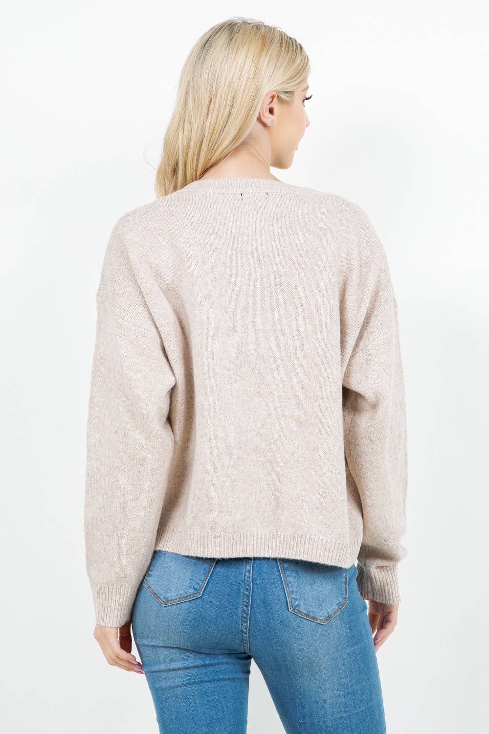 Puppy Graphic Knit Sweater