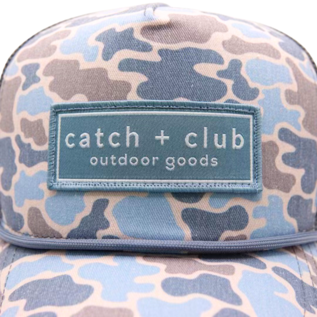 Trucker Hat Blue Camo