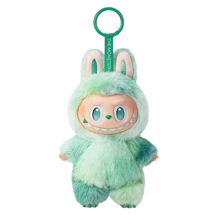 Labubu Vinyl Pendant Doll Model Toy Cute Monster Replica Keychain