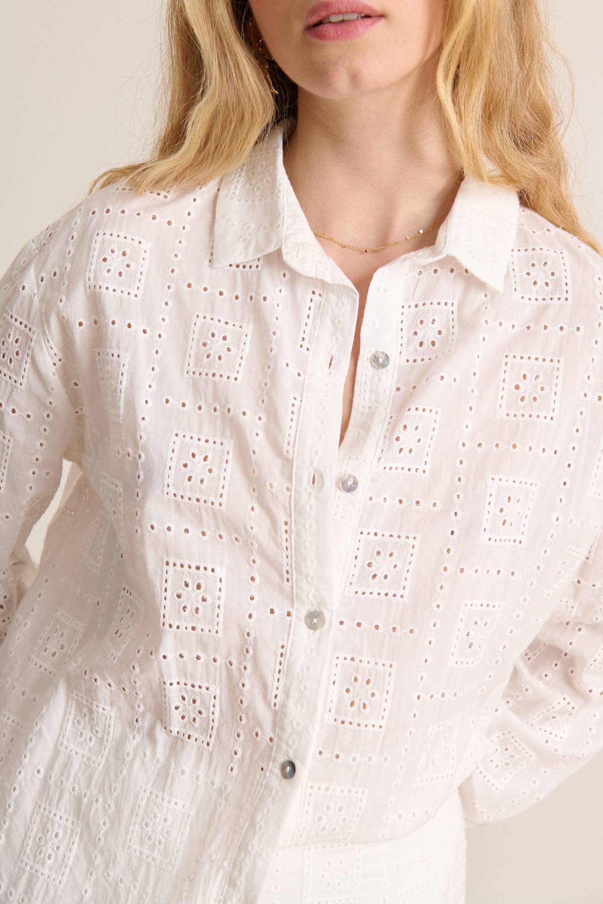 Venice - English embroidery shirt