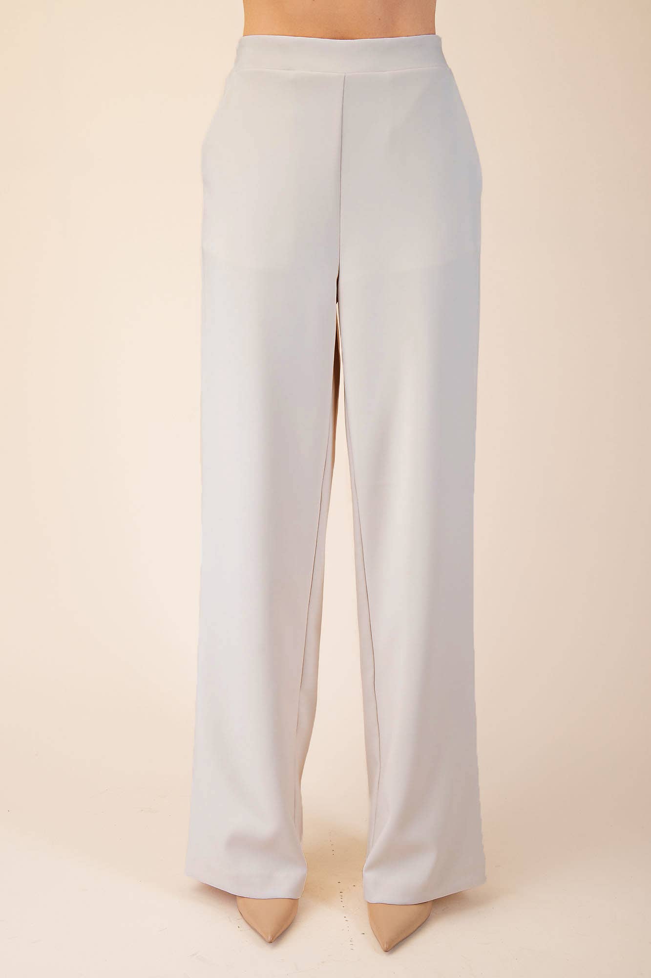 High Rise Wide Leg Pants