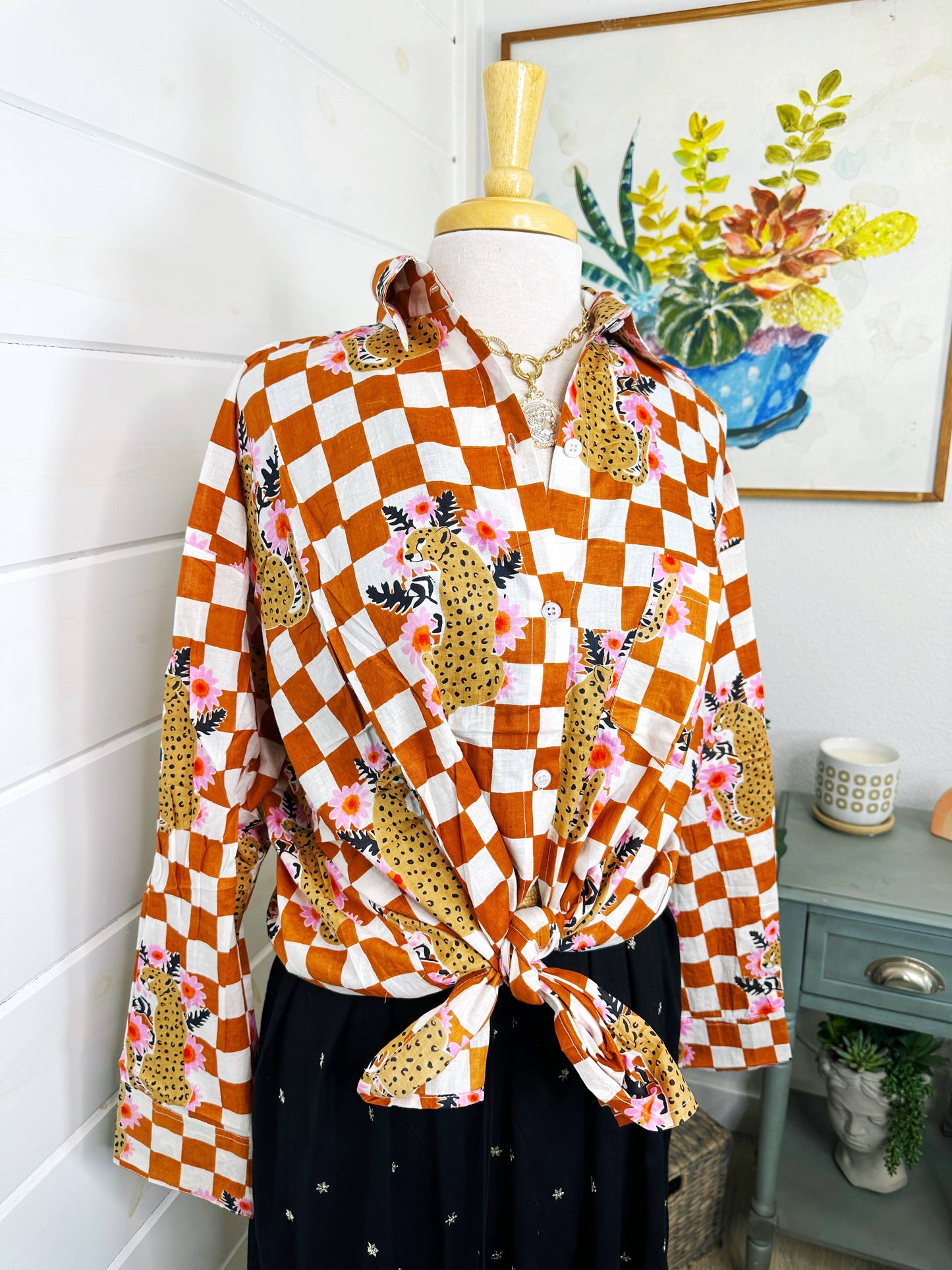 Boyfriend Button Down | Women’s Oversized Shirt | Checkered