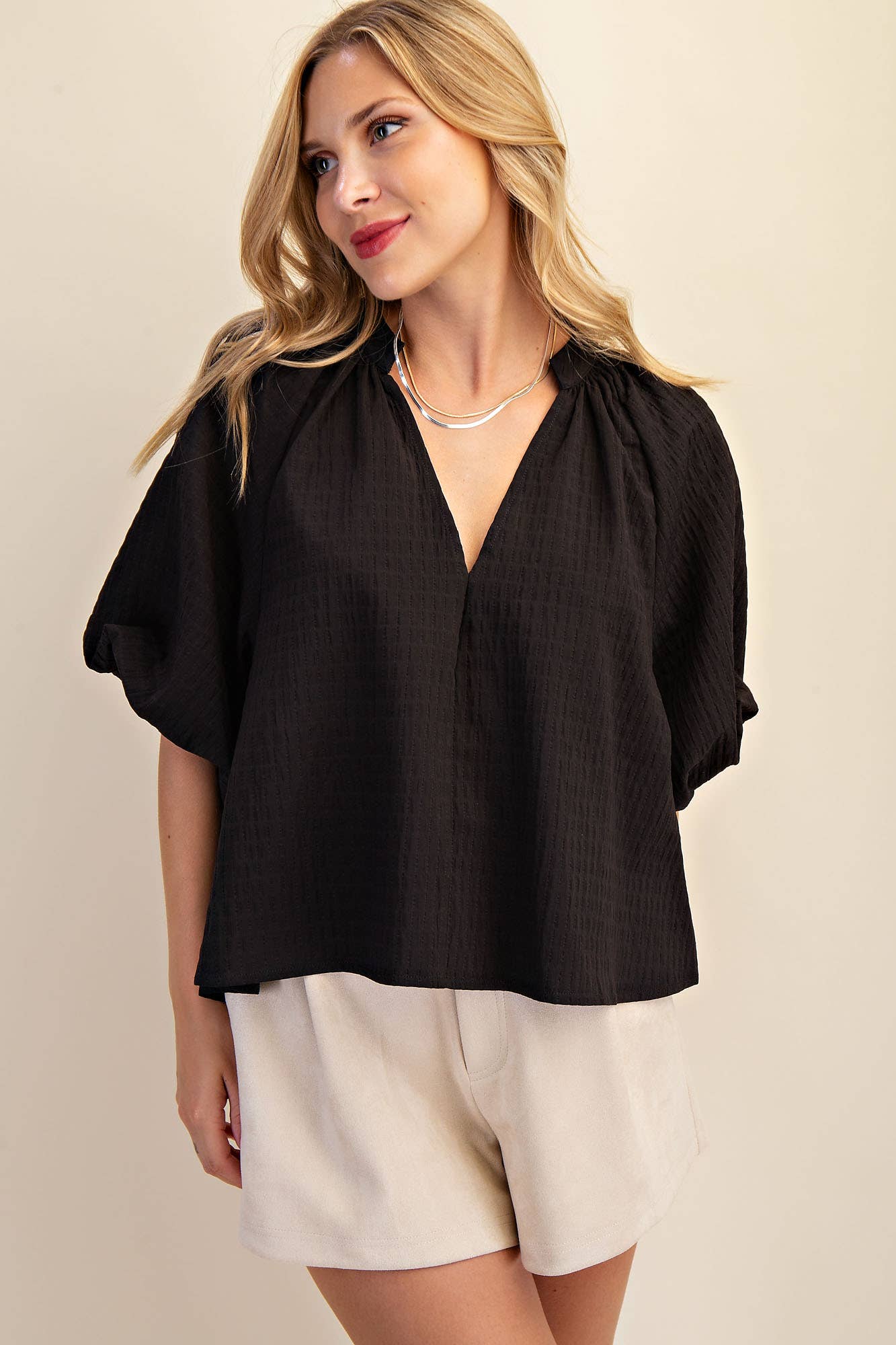Puff-Sleeve Top
