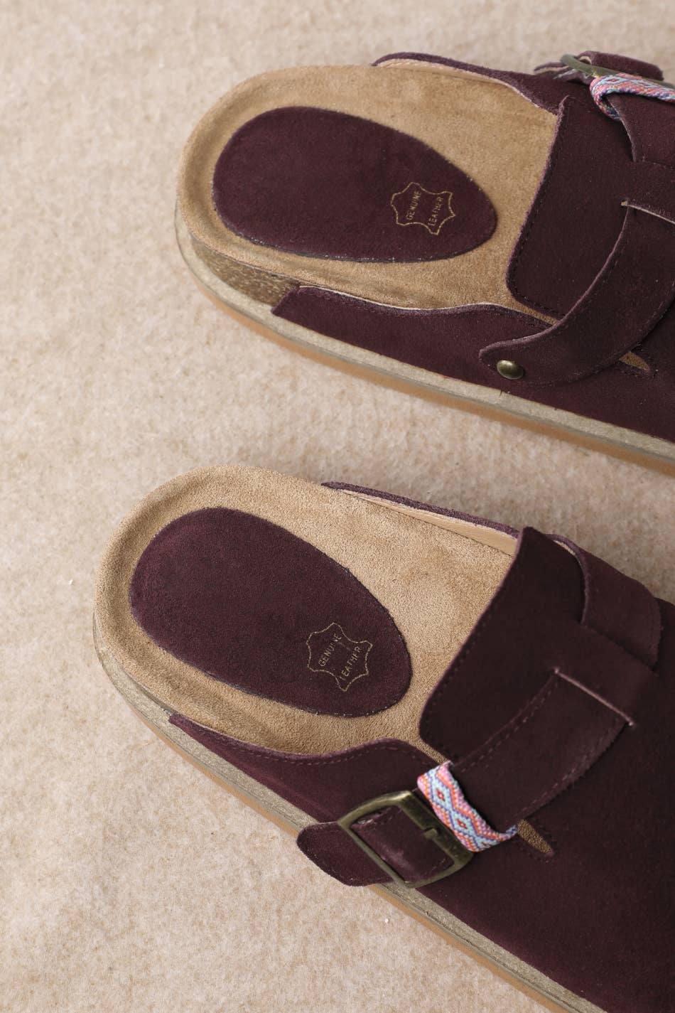 CAPRI BRAIDED LOOP DETAIL CLOSED-TOE CORK CLOG SANDADL