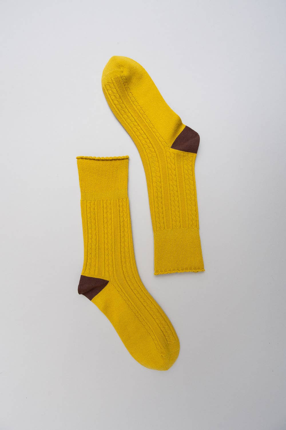 Scalloped Edge Socks - Retro Colors