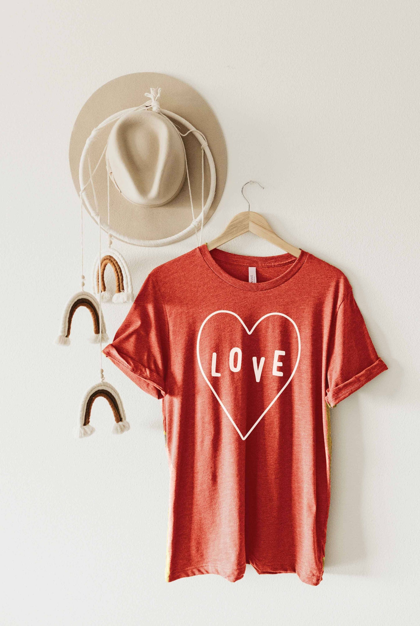 LOVE Graphic T-Shirt - Bohemian Style