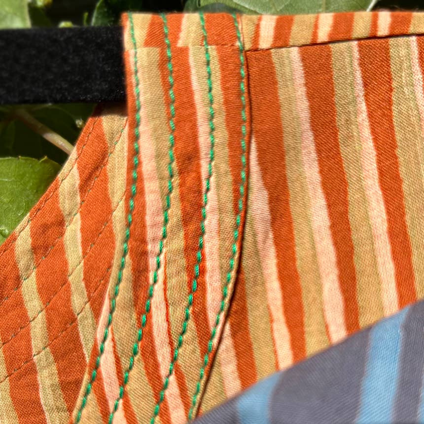 Paulina Blouse Stripes Orange