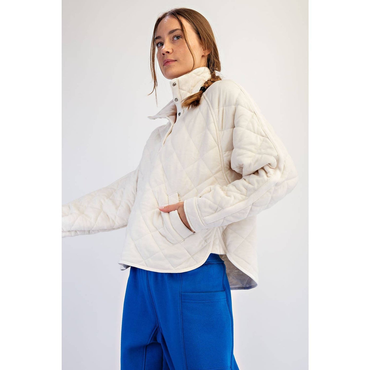 EVERYDAY QUILTED SNAP JACKET