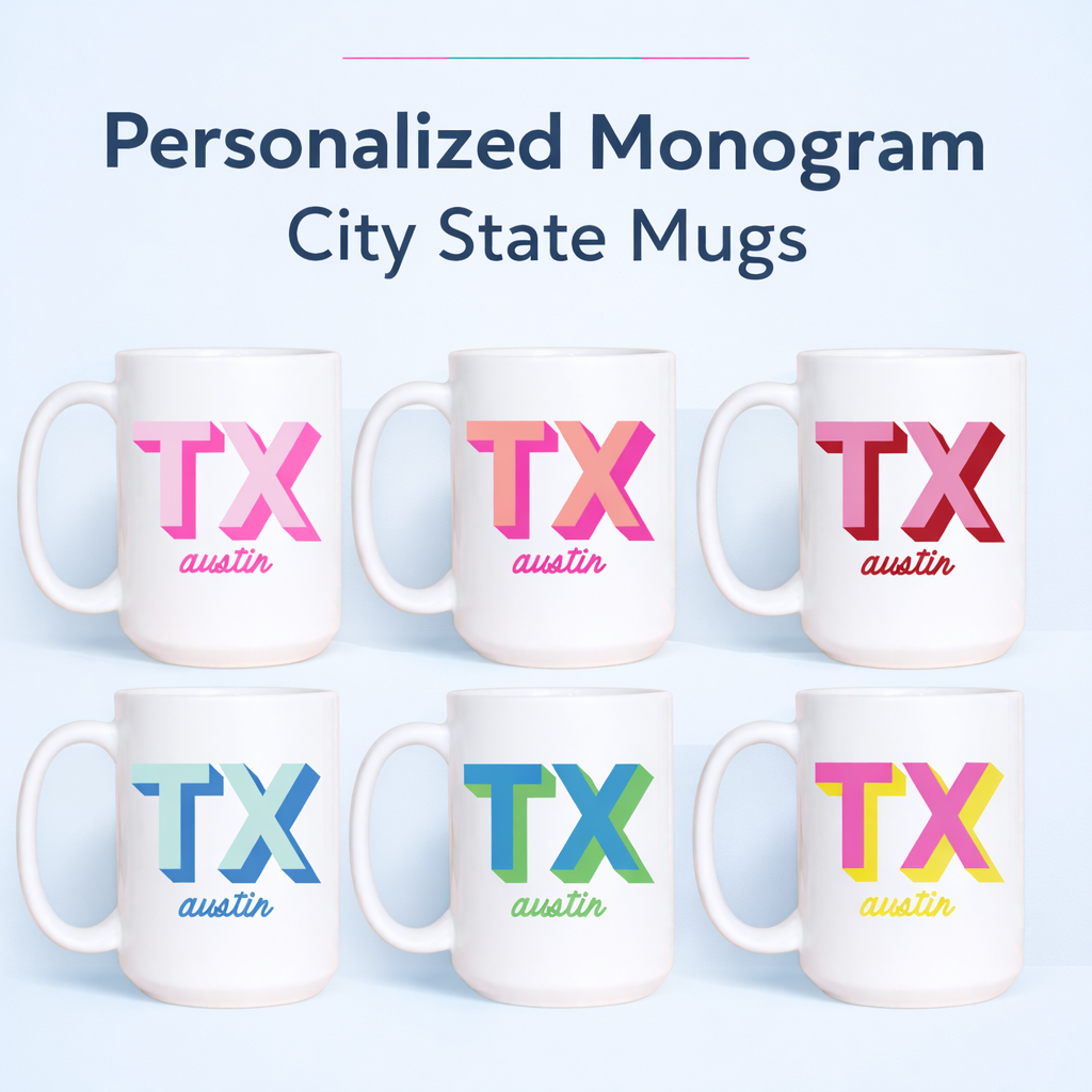Custom City State Mug Coffee Mug Personalized Town Gift Mug