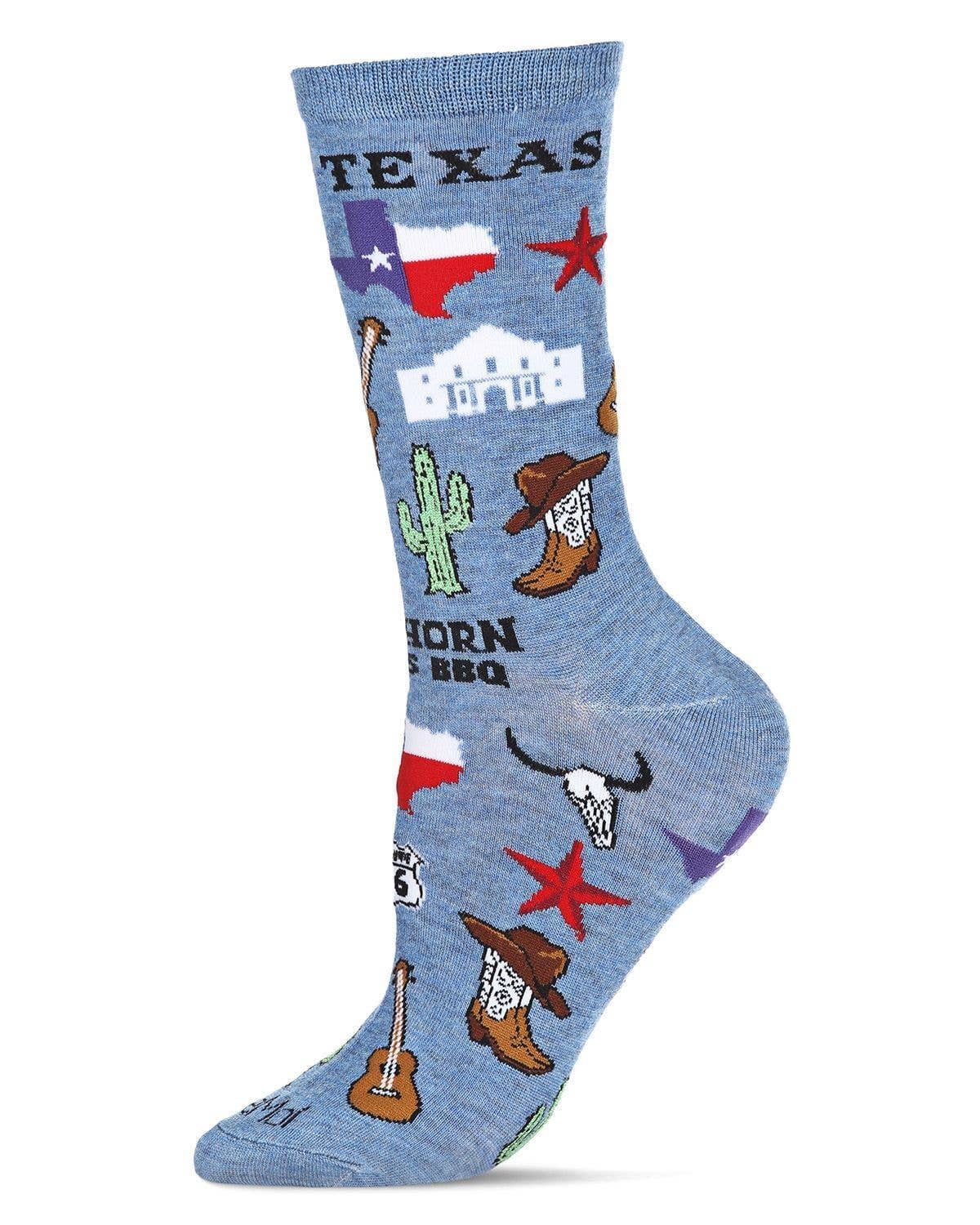 Texas Bamboo Blend Crew Sock