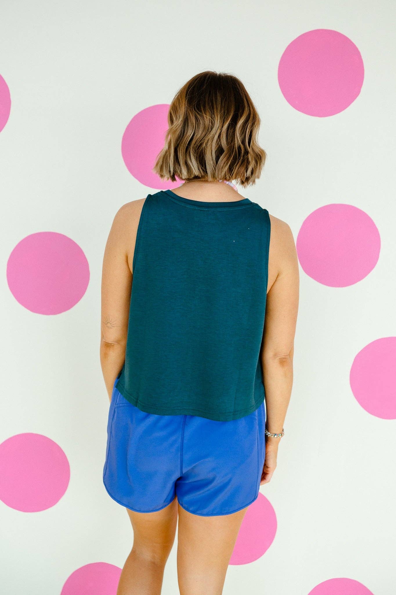 [Ellevate Basics] Crewneck Breeze Boxy Tank
