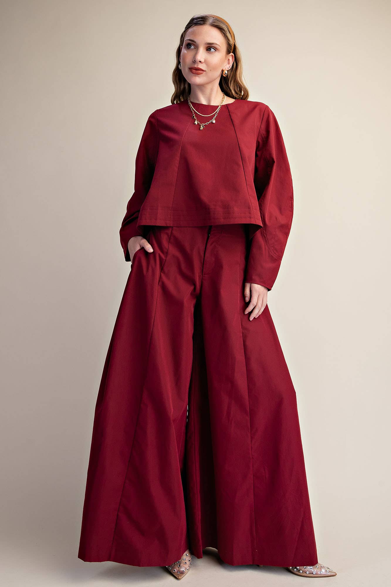 A-line Palazzo Pants