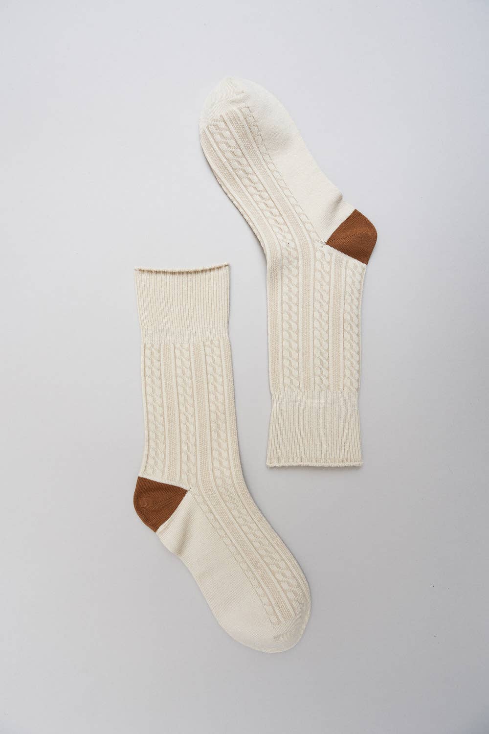 Scalloped Edge Socks - Retro Colors