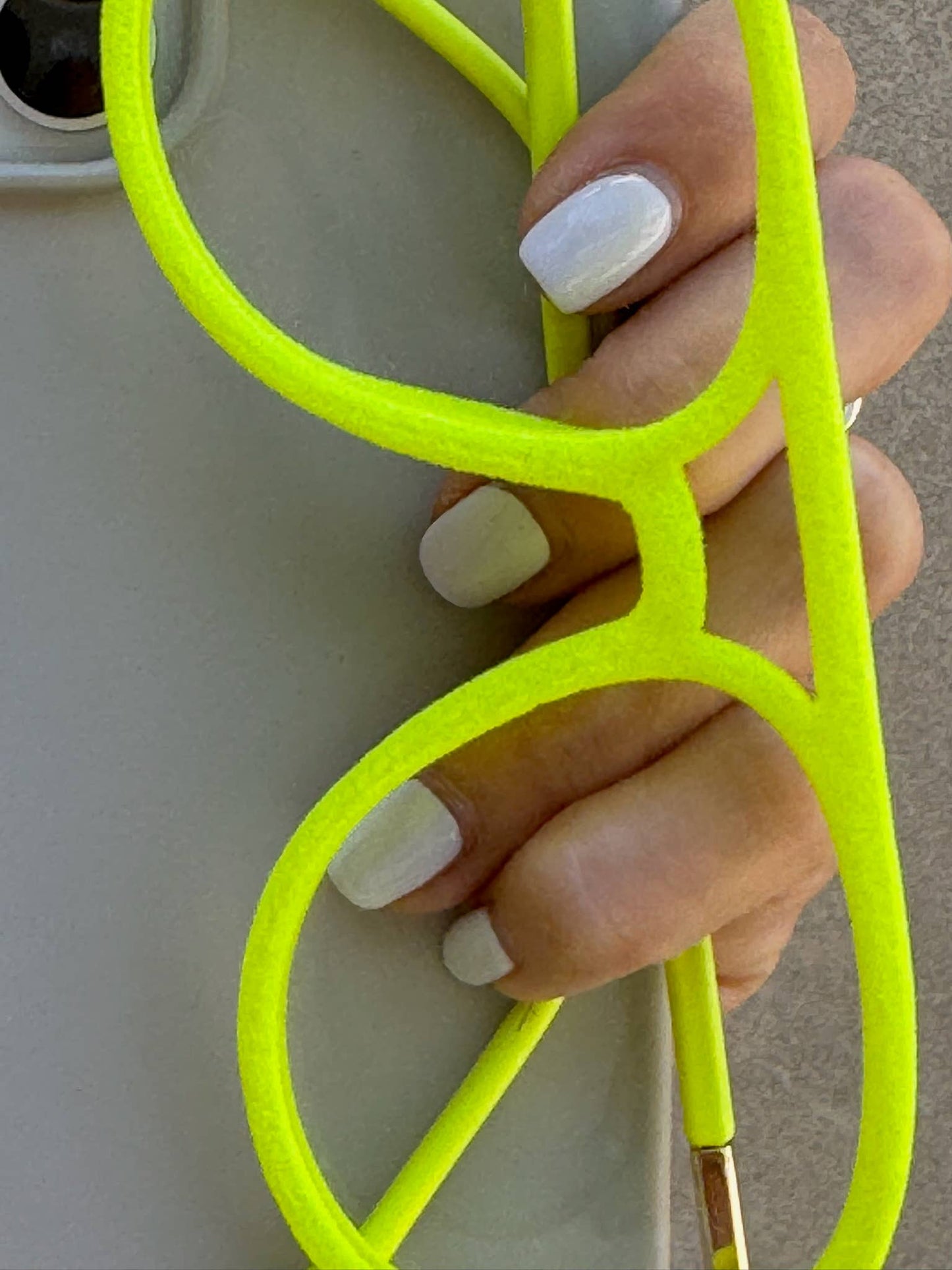 Mykonos | Neon Green Velvet