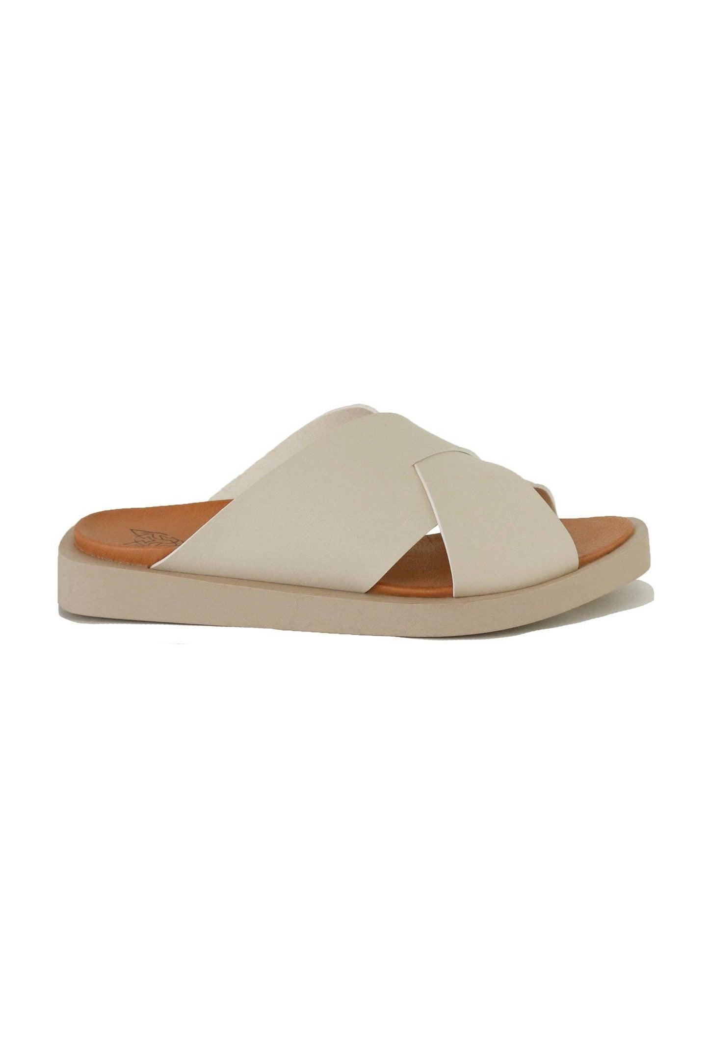 VICENTE-09 Crisscross Slide Sandals