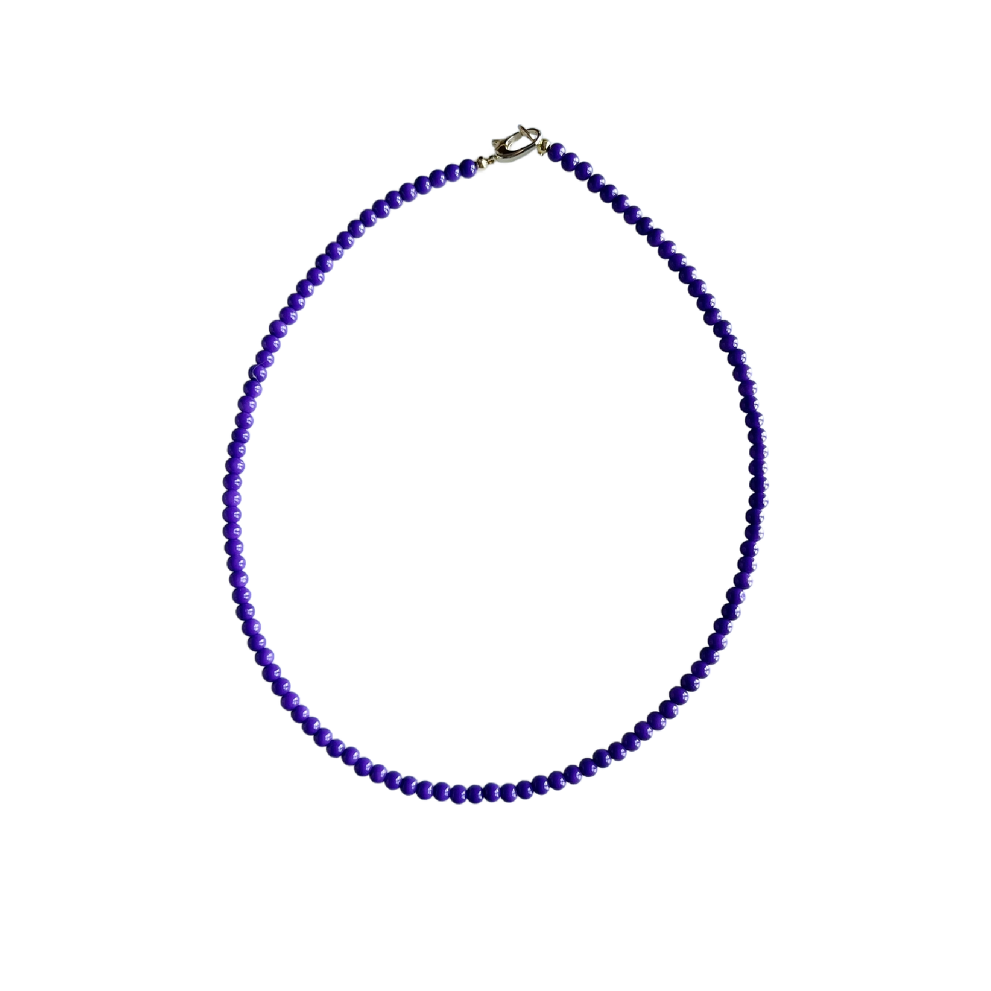 Dainty Gumball Gemstone Necklace