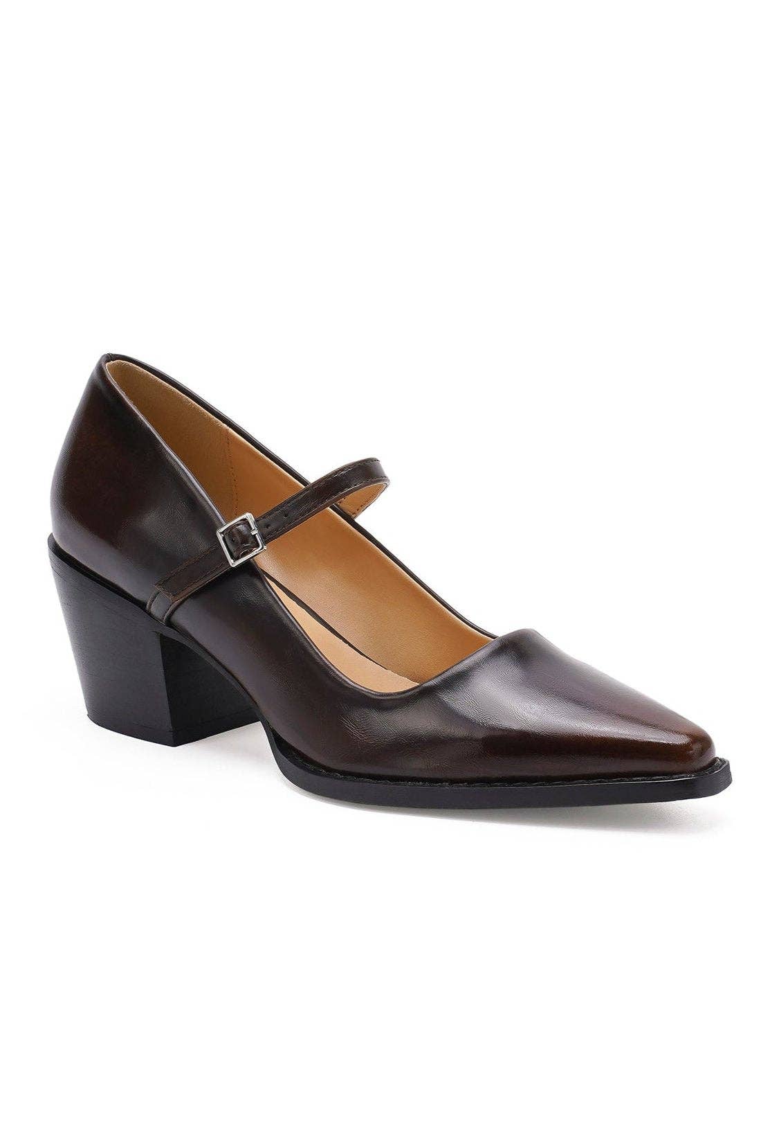 TESSA-07 Mary Jane Block Heels