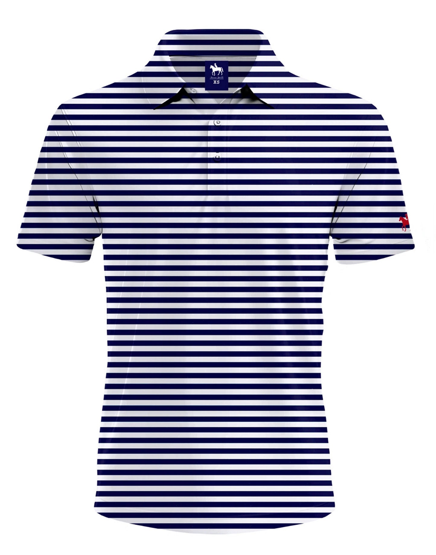 The Hey There, Sailor (Navy and White Stripes) Polo