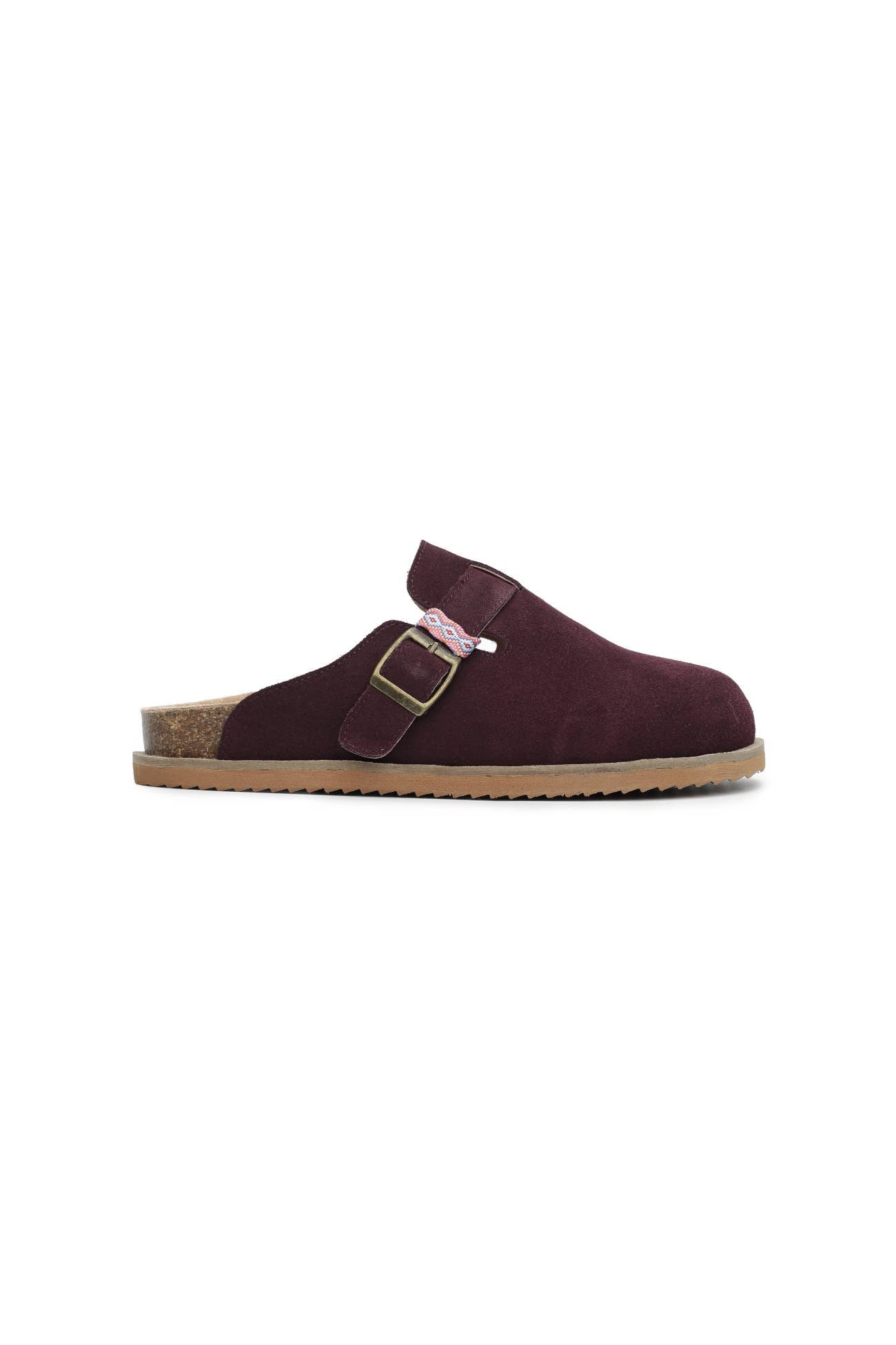 CAPRI BRAIDED LOOP DETAIL CLOSED-TOE CORK CLOG SANDADL