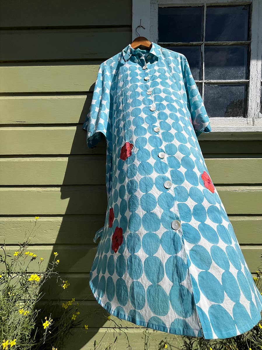 Pondi Shirt-Dress Blue