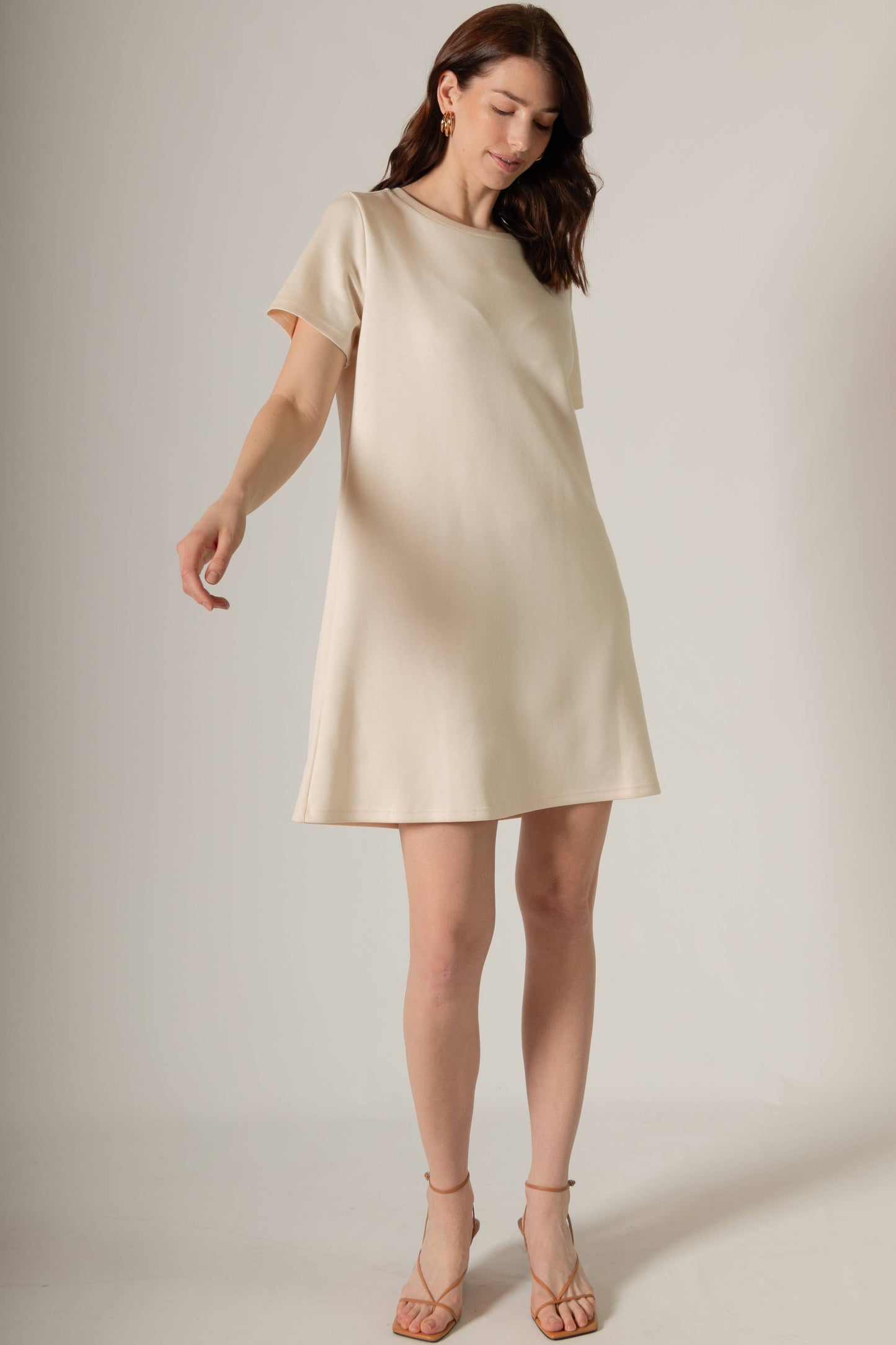 P. CILL Butter Modal Short Sleeve Dress