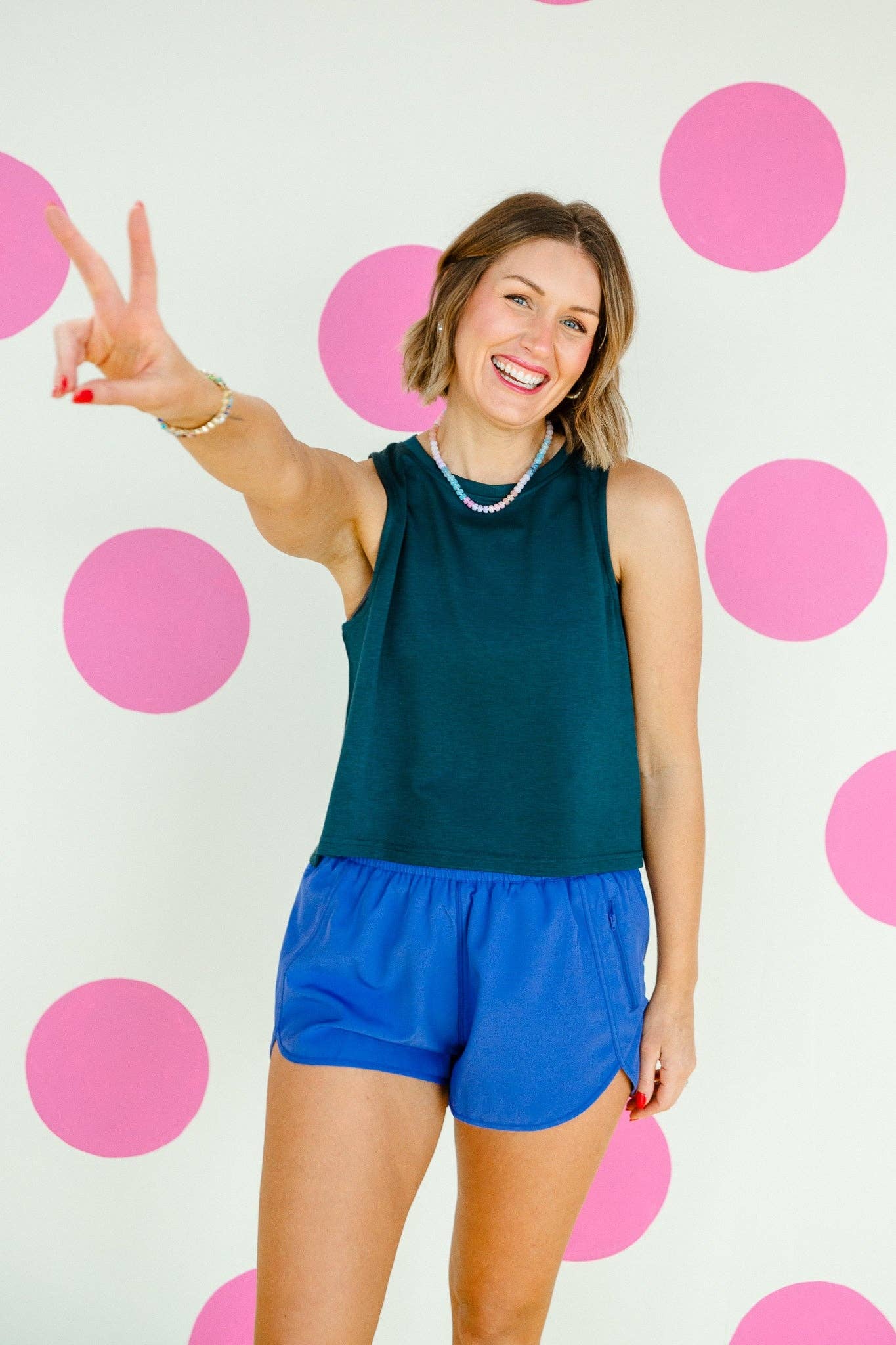 [Ellevate Basics] Crewneck Breeze Boxy Tank