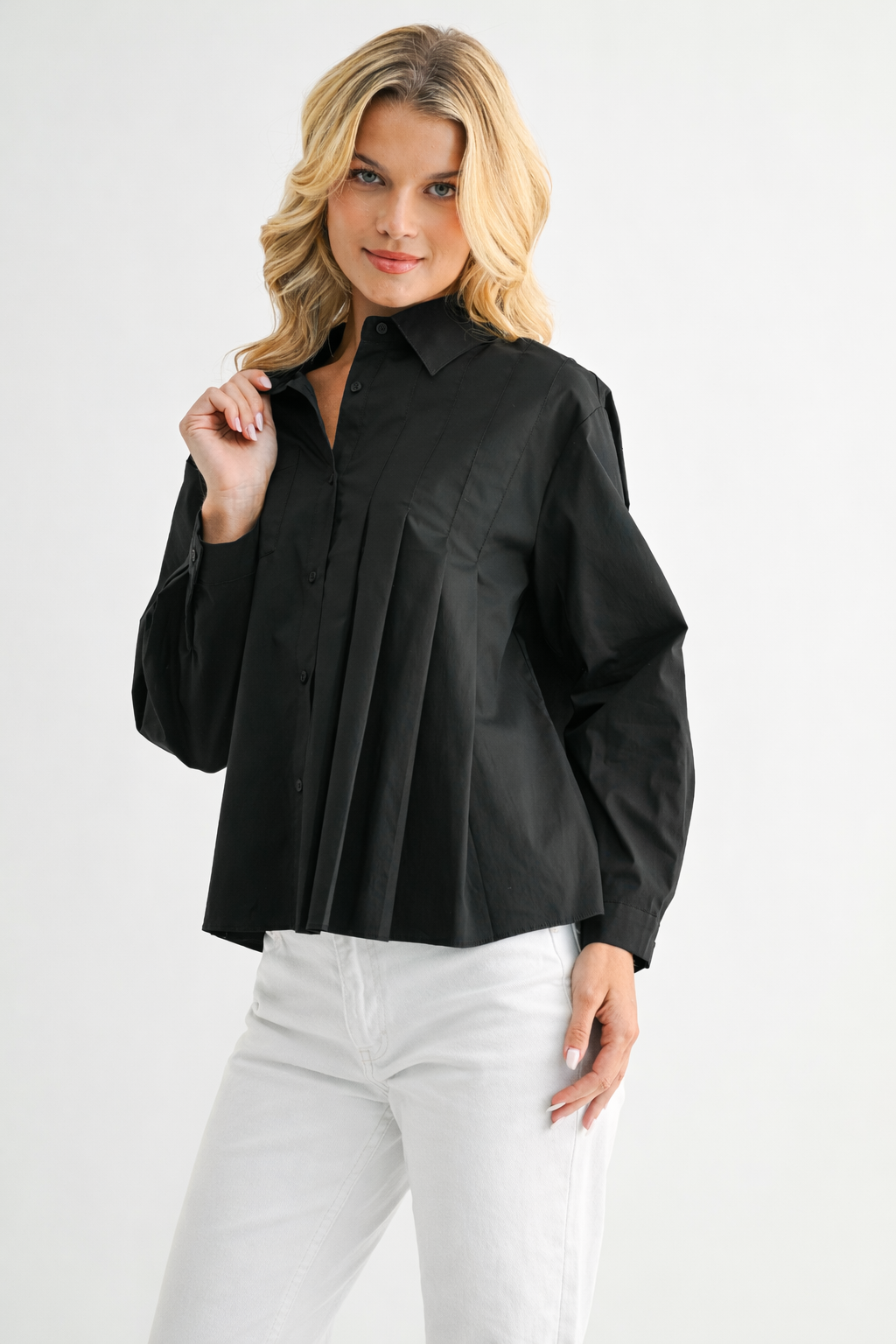 Josh Top with Pleating