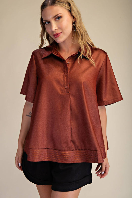 Short Sleeve Shirt Top