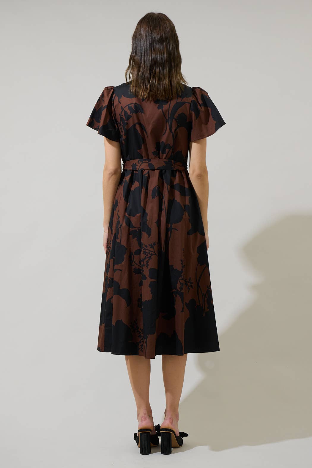 Somerton Floral Aurelia Babydoll Midi Dress