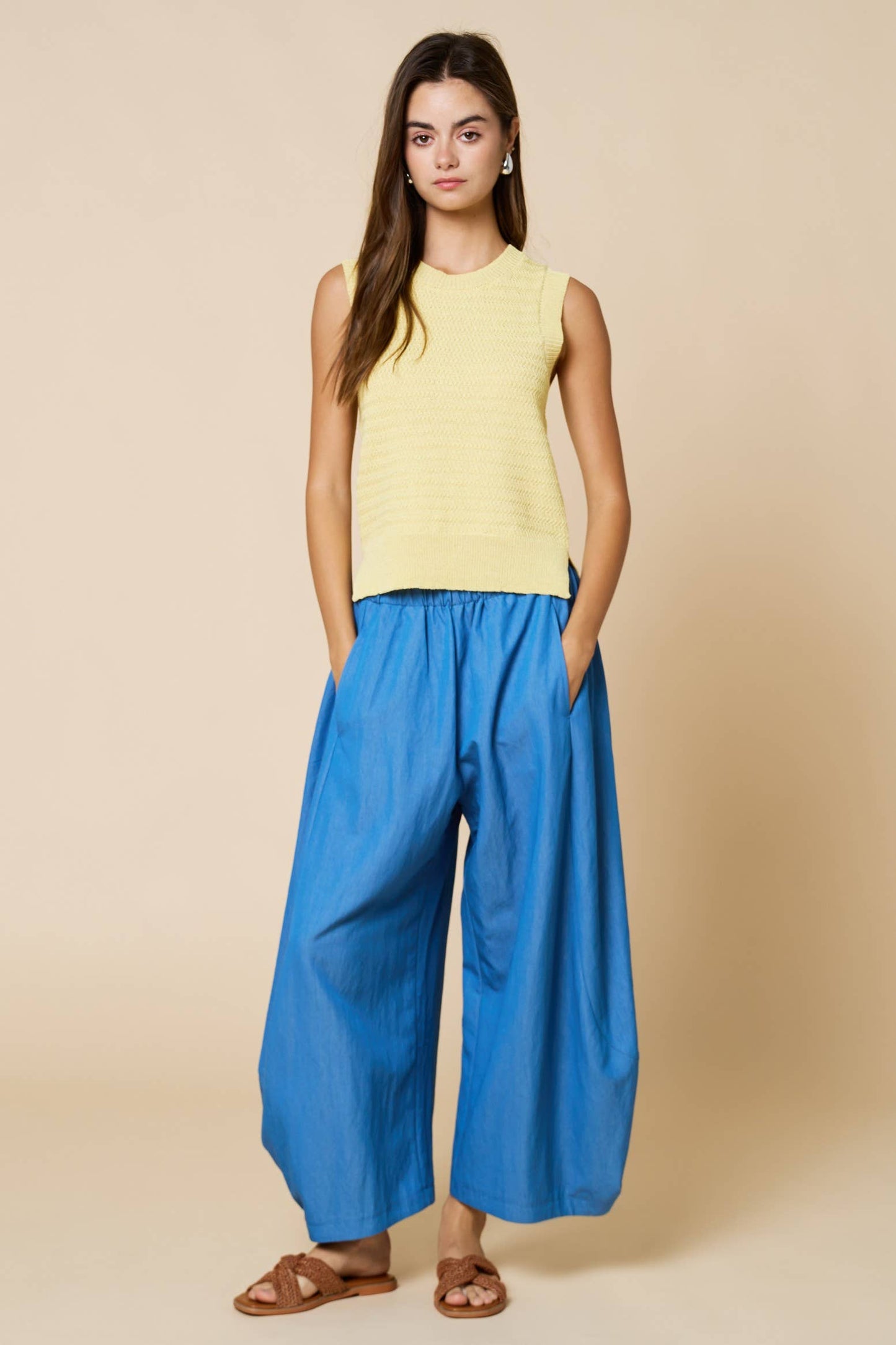 Elastic Waist Balloon Pants