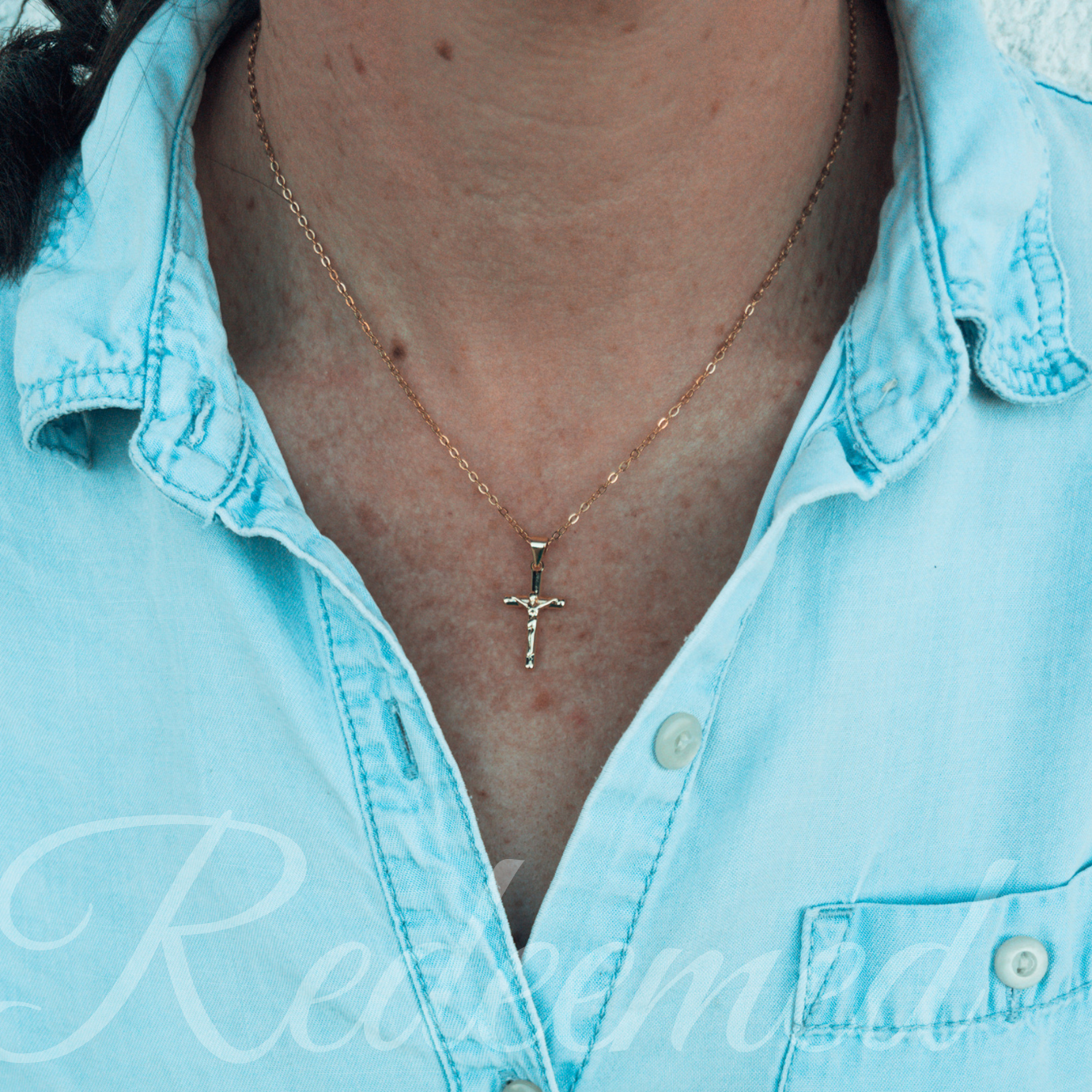Redeemed Necklace, Gold