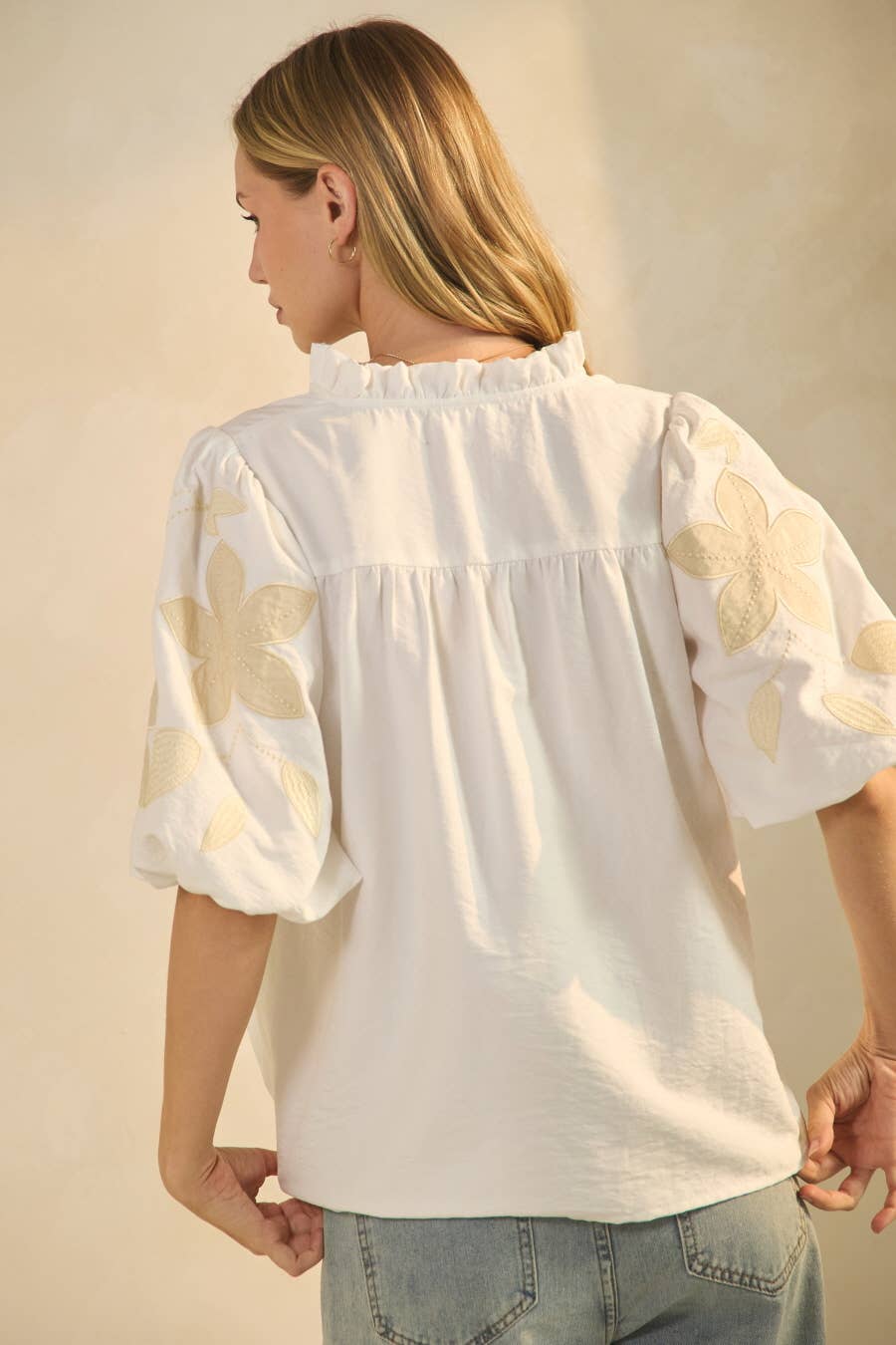 Washed Suede Top