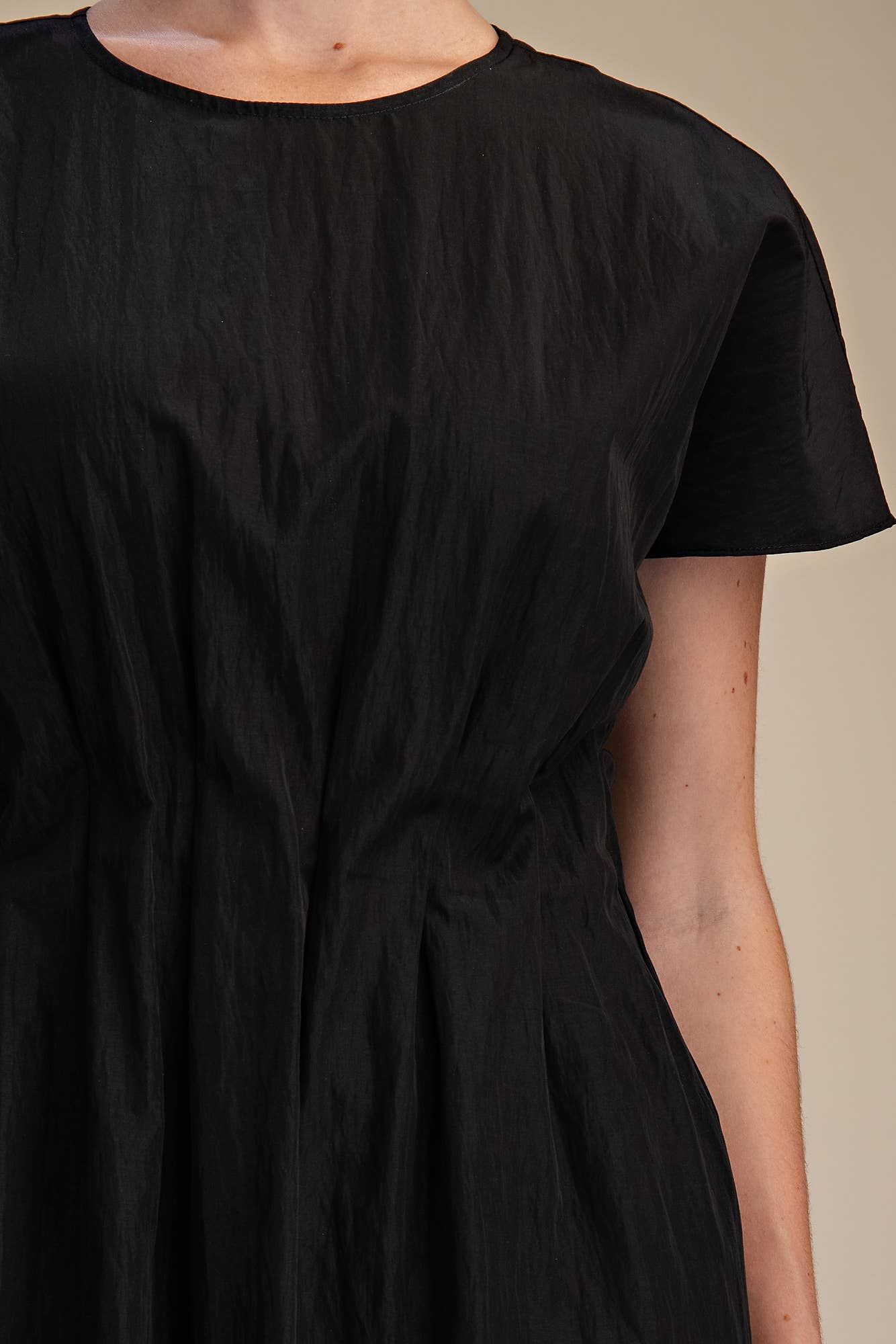 Round Neck Midi Dress