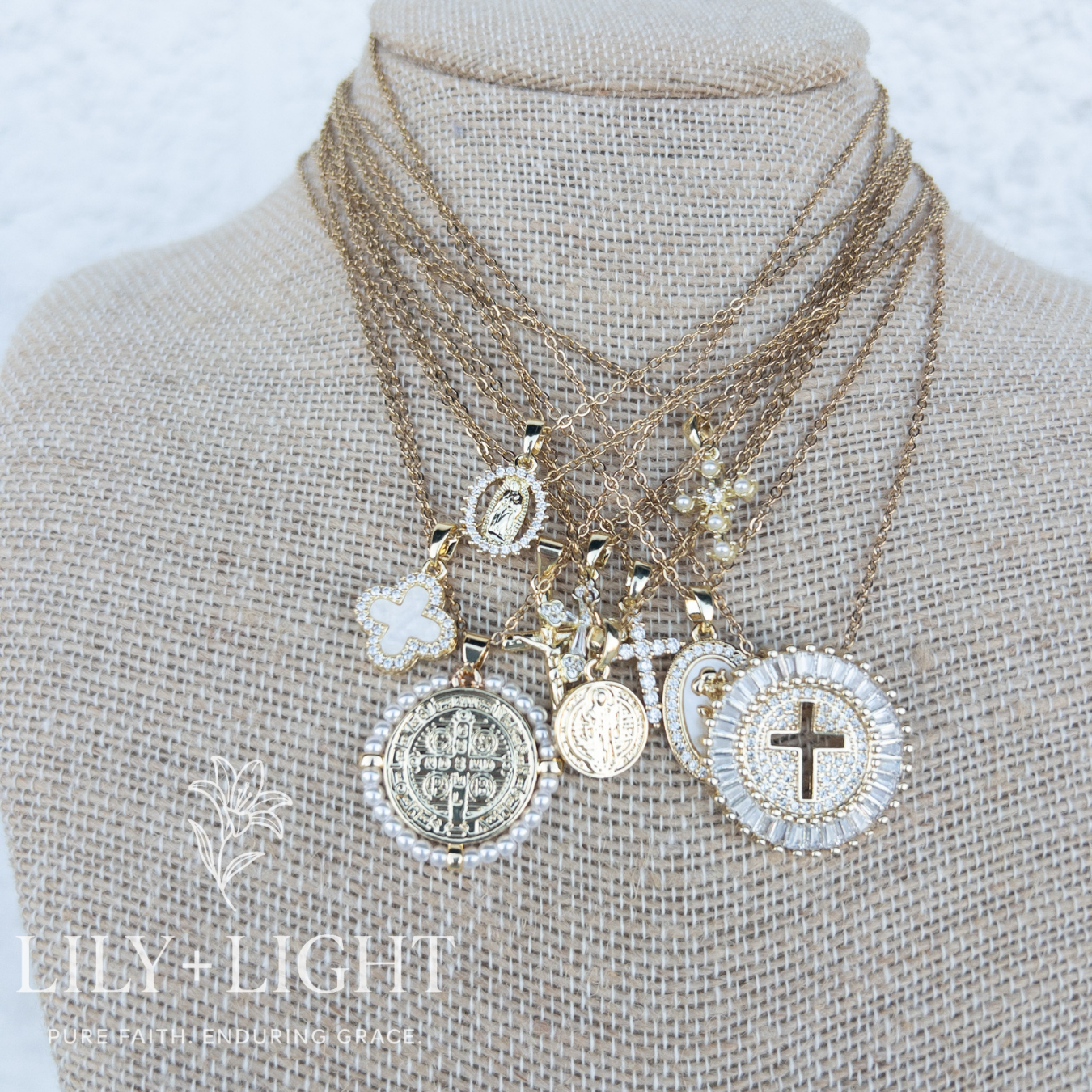 Redeemed Necklace, Gold