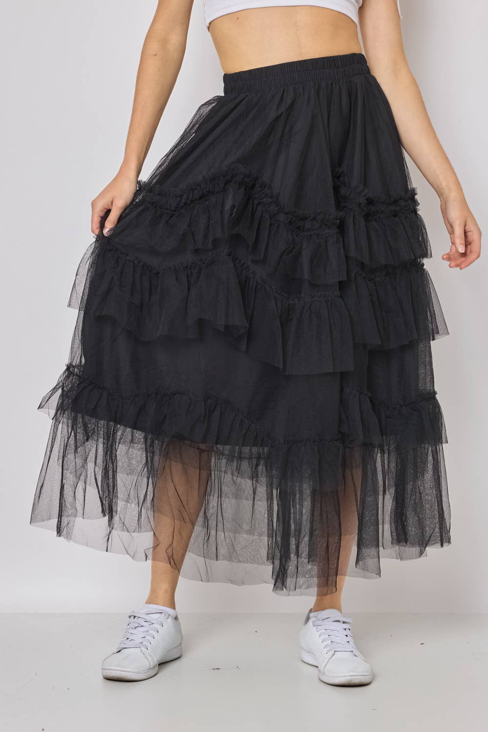 Long tulle skirt - FM612