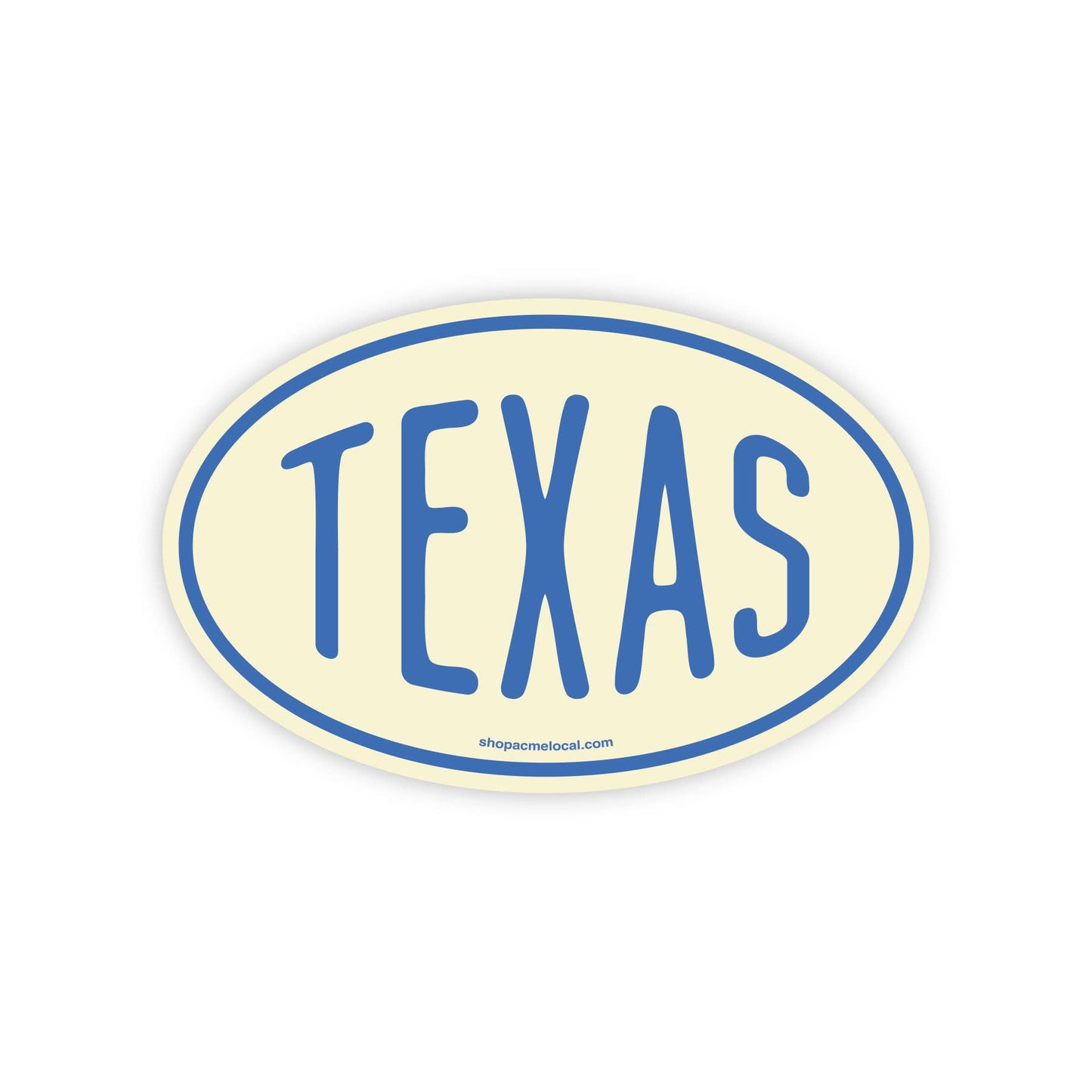 Vintage Oval Customizable Sticker