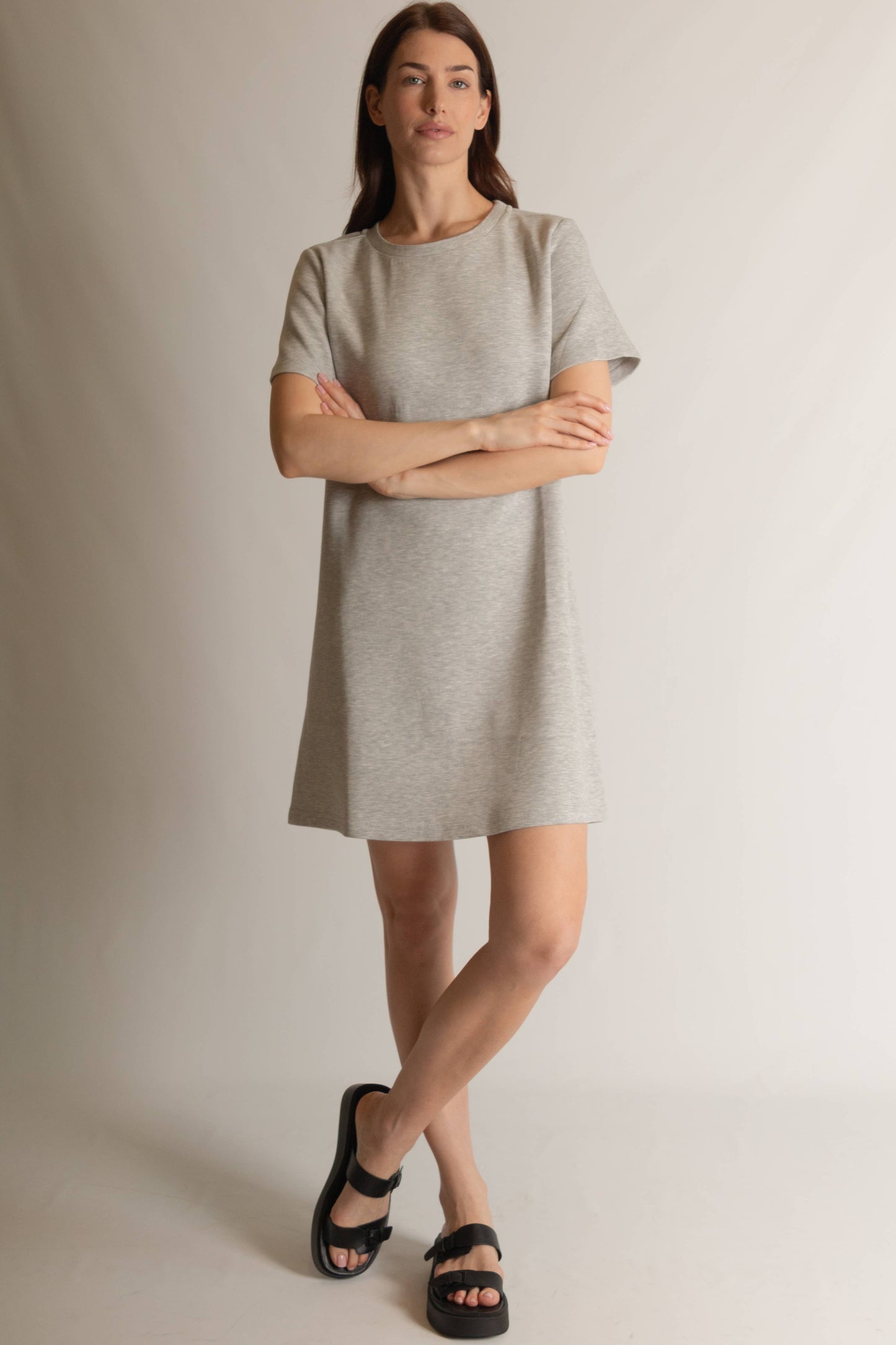 P. CILL Butter Modal Short Sleeve Dress