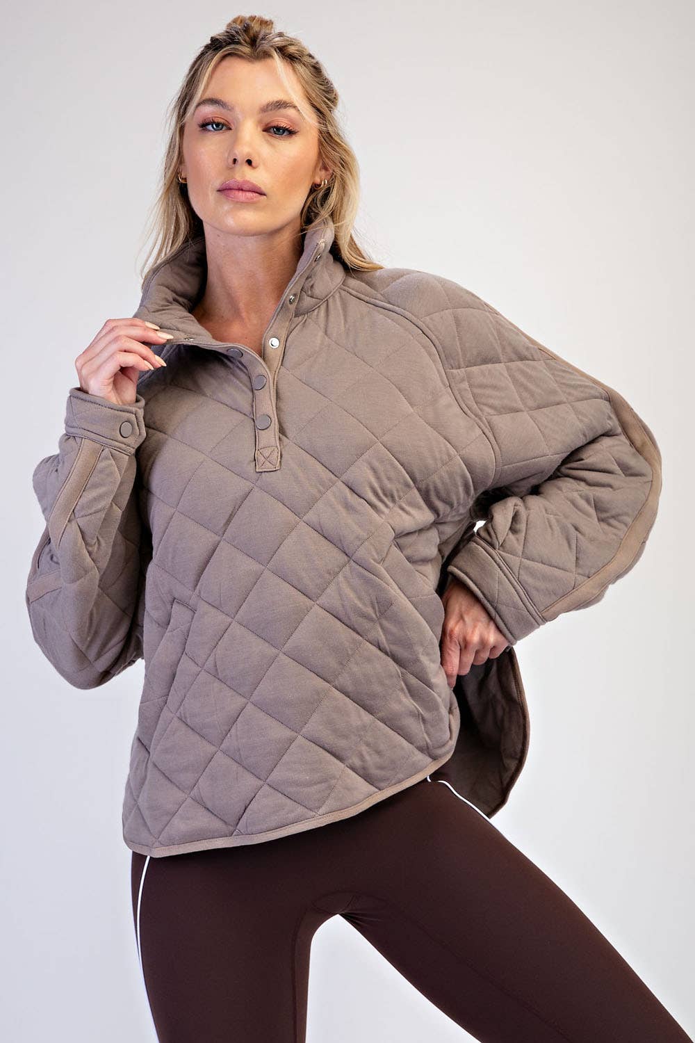 EVERYDAY QUILTED SNAP JACKET