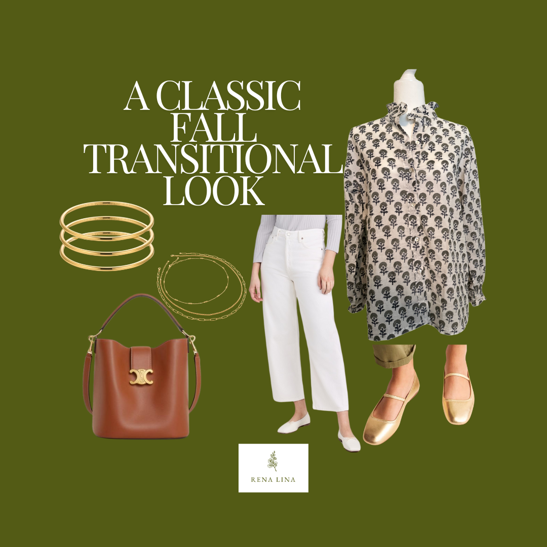 Women's Floral Block Print Ruffle Collar Button Downblouse