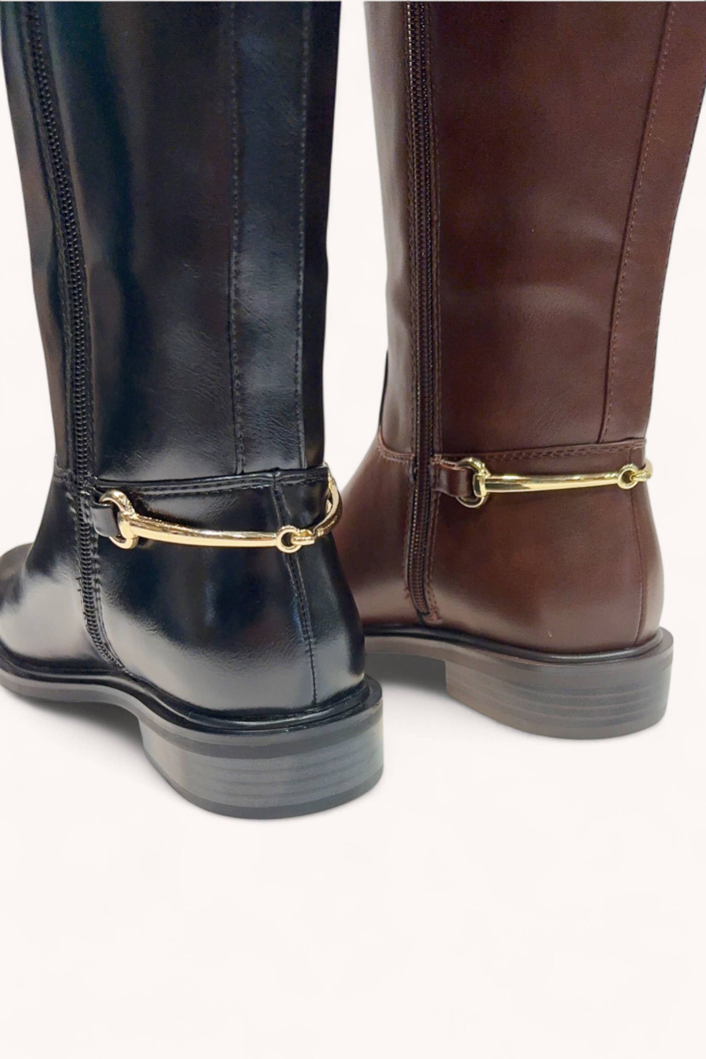 CITYWALK-09 HORSEBIT DETAIL TALL RIDING BOOTS