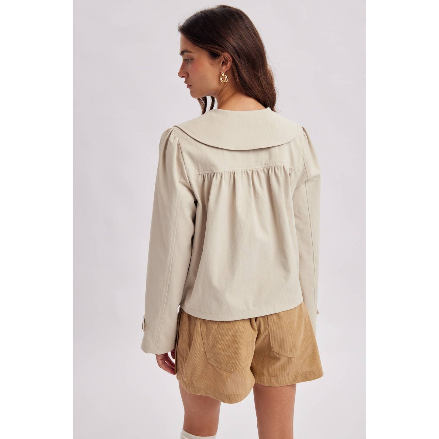 PETER PAN COLLARED JACKET / WL26-13038