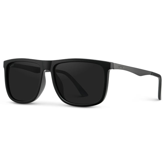 Jacob - Polarized Square Frame Sunglasses